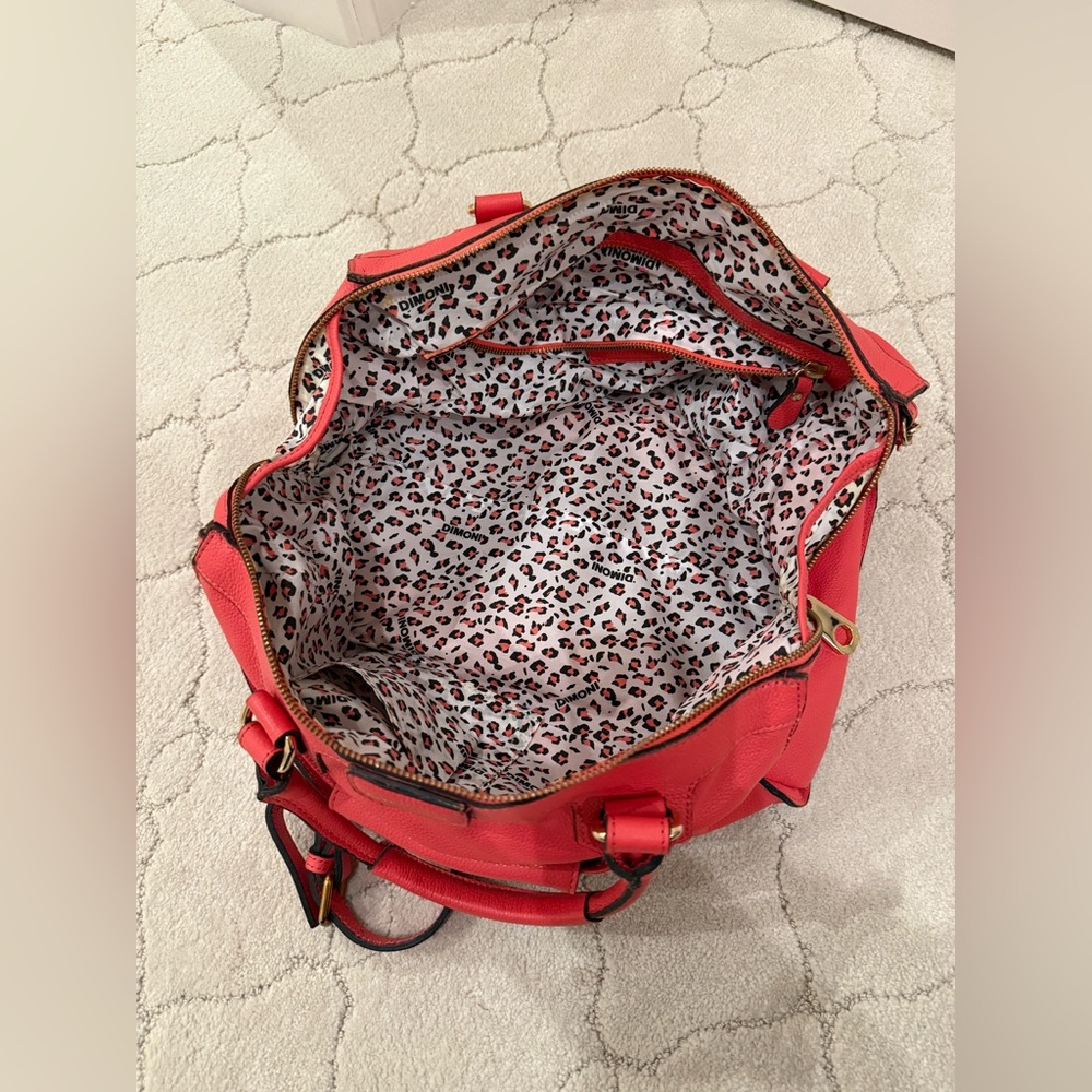 Chic Red Satchel by Dimoni - Picture 4 of 9